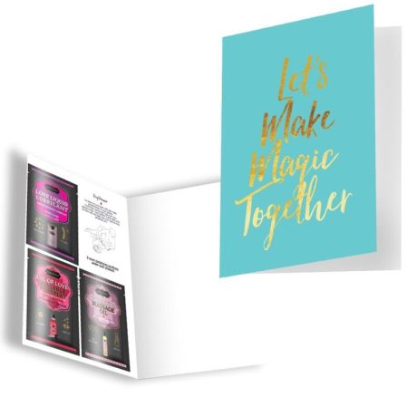 CARTÃO "LET'S MAKE MAGIC TOGETHER"