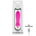 VIBRADOR RECARREGÁVEL DOLCE VITA CINCO PINK 7 VELOCIDADES