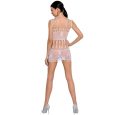 PASSION – WOMAN BS089 BODYSTOCKING ROJO TALLA ÚNICA