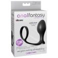 PLUG ANAL COM ANEL PENIANO ASS-GASM COCKRING ADVANCED PRETO 10.1X4CM | ANAL FANTASY