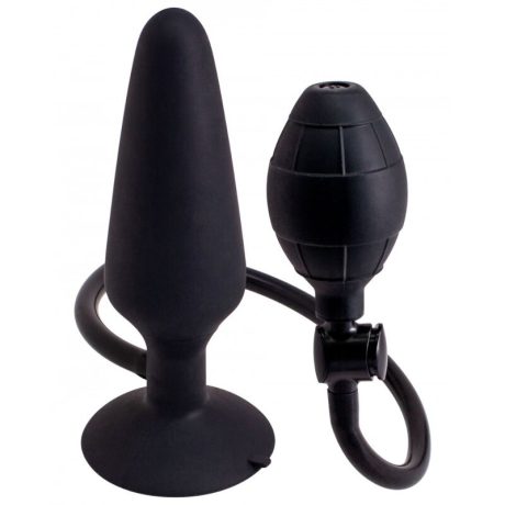 PLUG ANAL INFLÁVEL PRETO L 11.3X7CM