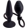 PLUG ANAL INFLÁVEL PRETO M 9.8X7CM