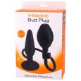 PLUG ANAL INFLÁVEL PRETO M 9.8X7CM