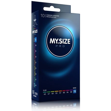 PRESERVATIVOS PRO 72MM 10 UNI. | MY.SIZE