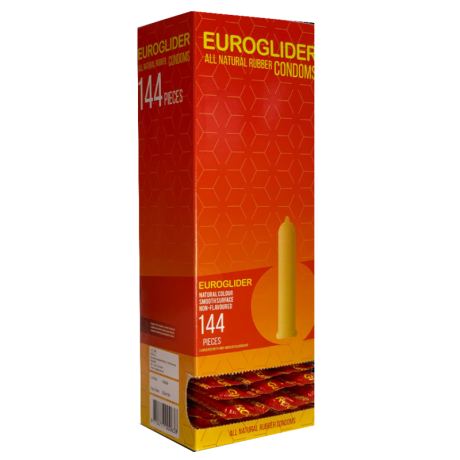 PRESERVATIVOS NATURAL 144 UNI. | EUROGLIDER