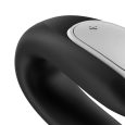SATISFYER DOUBLE FUN PARTNER VIBRATOR – PRETO