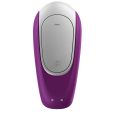 SATISFYER DOUBLE FUN PARTNER VIBRATOR – ROXO