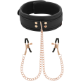 CHOKER COM CORRENTES E BRAÇADEIRAS DE MAMILOS