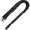 CHICOTE DE COURO VEGAN PRETO