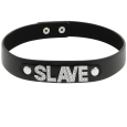 CHOKER SLAVE DE COURO VEGAN