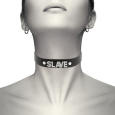CHOKER SLAVE DE COURO VEGAN