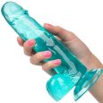CALEX SIZE QUEEN DILDO – AZUL 15,3 CM