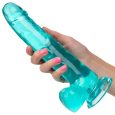 CALEX SIZE QUEEN DILDO – BLUE 20.3 CM