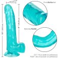 CALEX SIZE QUEEN DILDO – BLUE 20.3 CM