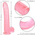 CALEX SIZE QUEEN DILDO – ROSA 25,5 CM