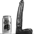 ALL BLACK DILDO 21CM