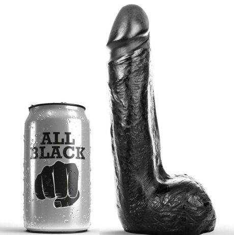 ALL BLACK DILDO 20 CM