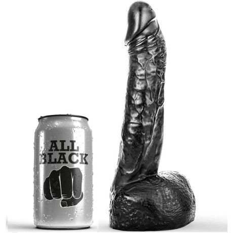ALL BLACK DILDO 20 CM