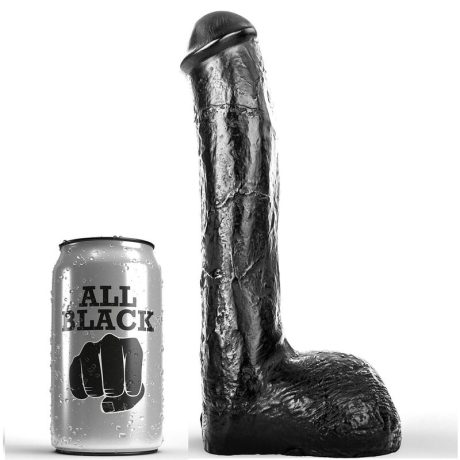 DILDO ANAL PRETO 23CM