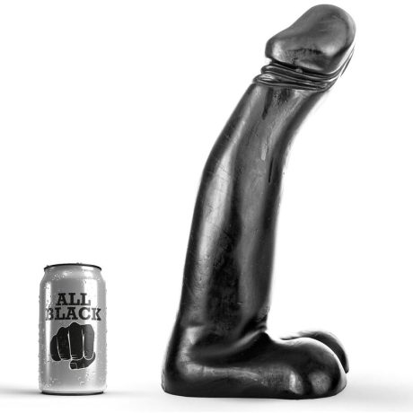 ALL BLACK DILDO 29CM