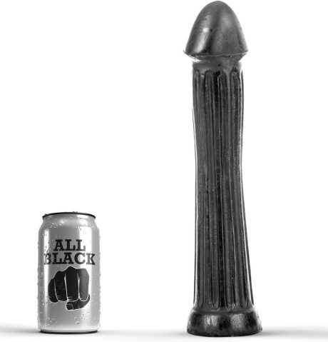 ALL BLACK DILDO 31CM