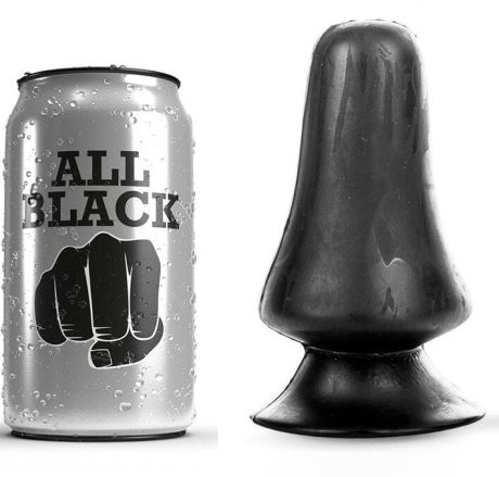 PLUG ANAL PRETO 12X7CM