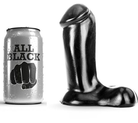 ALL BLACK DILDO 14 CM