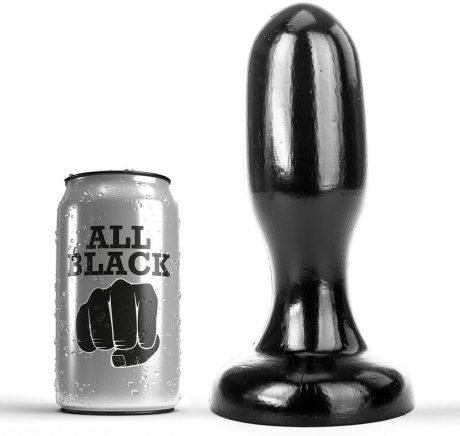 PLUG ANAL PRETO 19,5CM