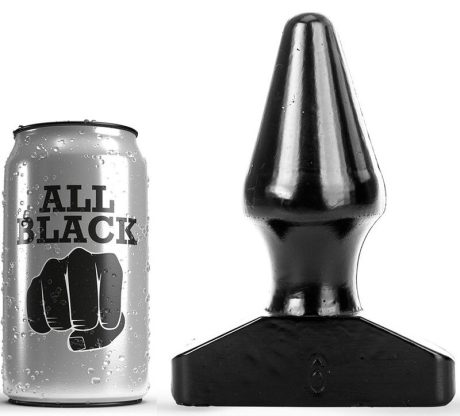 PLUG ANAL PRETO 15,5 X 6 CM
