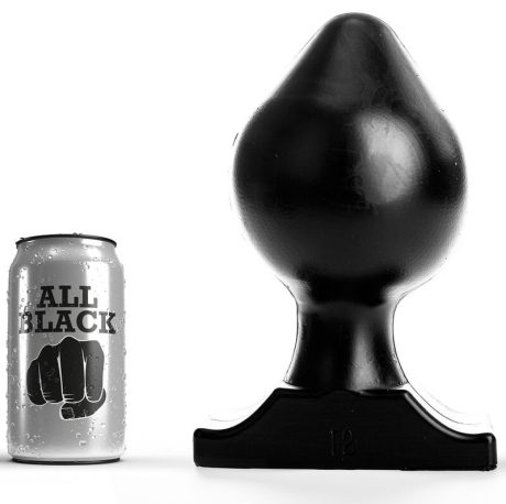 PLUG ANAL PRETO 23X13CM