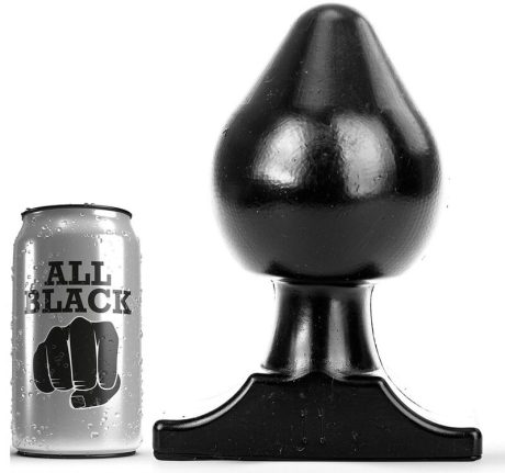 PLUG ANAL PRETO 19X11CM