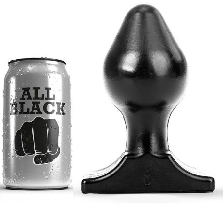 PLUG ANAL PRETO 16X8CM