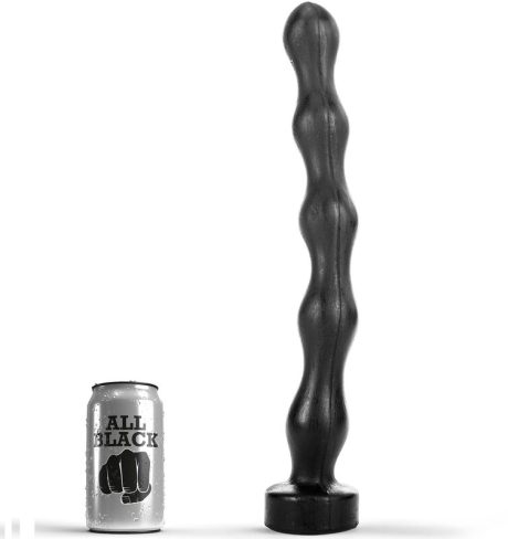 PLUG ANAL DE CONTAS PRETO 42X5CM