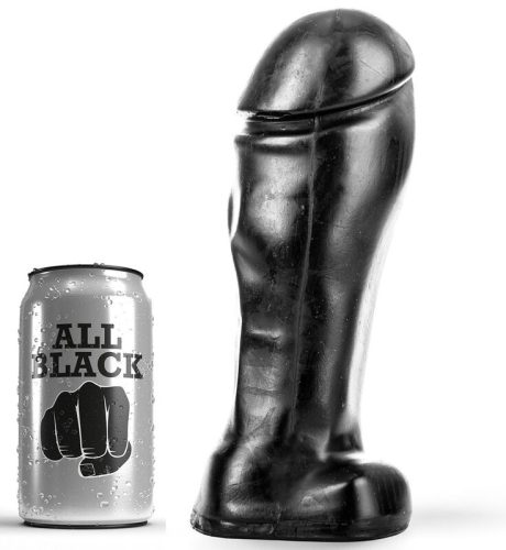ALL BLACK DILDO 22CM