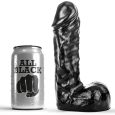 ALL BLACK DILDO 19CM