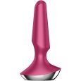 SATISFYER PLUG ILICIOUS 2 PLUG VIBRATOR – BERRY