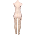 BODYSTOCKING SUSPENDER FISHNET PRETO S/M/L