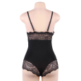 BODY LACE SEXY PRETO PLUS SIZE