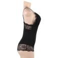 BODY LACE SEXY PRETO PLUS SIZE