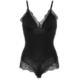 BODY LACE SEXY PRETO PLUS SIZE