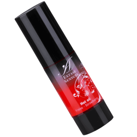 ÓLEO QUENTE AROMA MORANGO 30ML | EXTASE SENSUEL