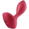 PLUG VIBRADOR BACKDOOR LOVER VERMELHO | SATISFYER