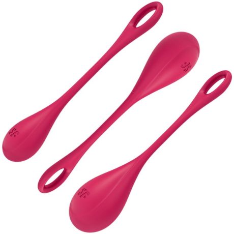 CONJUNTO DE BOLAS DE TREINO YONI POWER 1 VERMELHO | SATISFYER