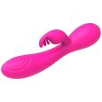CABEÇAS ESTIMULANTES TRIPLAS COM VIBRADOR DE COELHO MAGIC STICK NALONE – ROSA