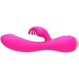 CABEÇAS ESTIMULANTES TRIPLAS COM VIBRADOR DE COELHO MAGIC STICK NALONE – ROSA
