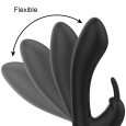 OHMAMA VIBRADOR COELHO FLEXÍVEL 11 PADRÕES