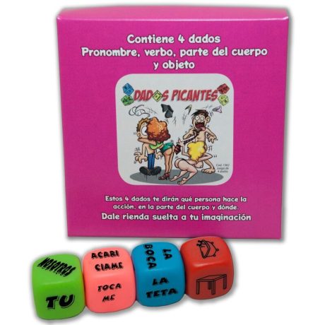 JOGO "DADOS PICANTES" COM AÇÕES E SÍTIOS