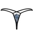 TANGA YASSMYNE AZUL/PRETA L/XL