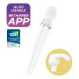 SATISFYER DOUBLE WAND-ER APP – BRANCO