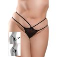 TANGA COM PLUG VIBRATÓRIO REMOTE TRIPLE TEASER XL/XXL 6.6X3CM PRETO | HOOKUP